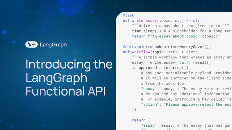 Introducing the LangGraph Functional API